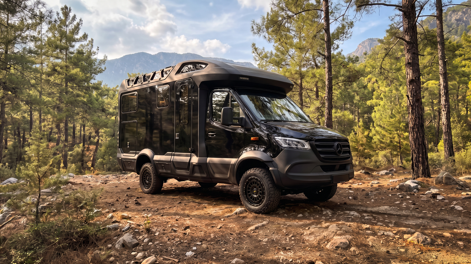 Offtrack Verge Teilintegrierter Camper auf Mercedes Sprinter